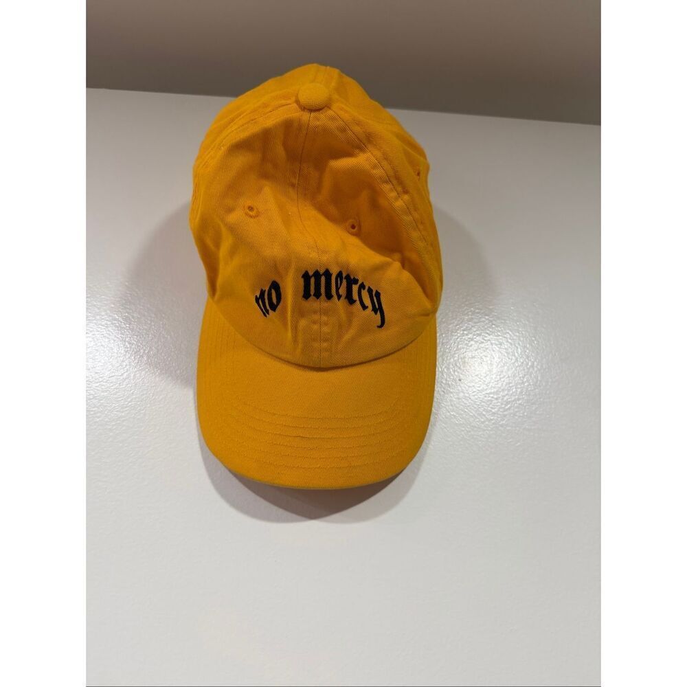 Yellow hat baseball cap - no mercy